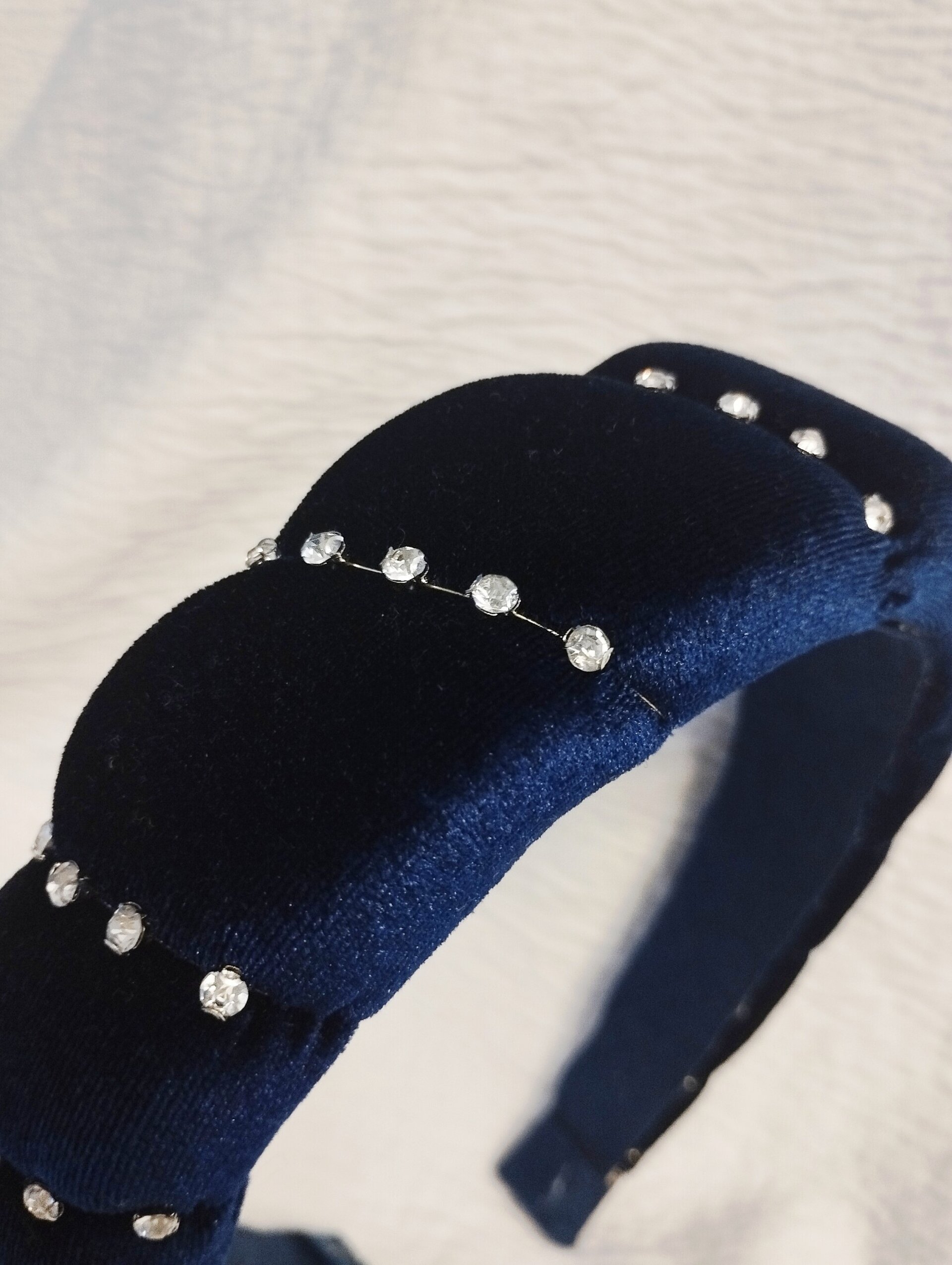 Diadema Velvet Bleu - 2