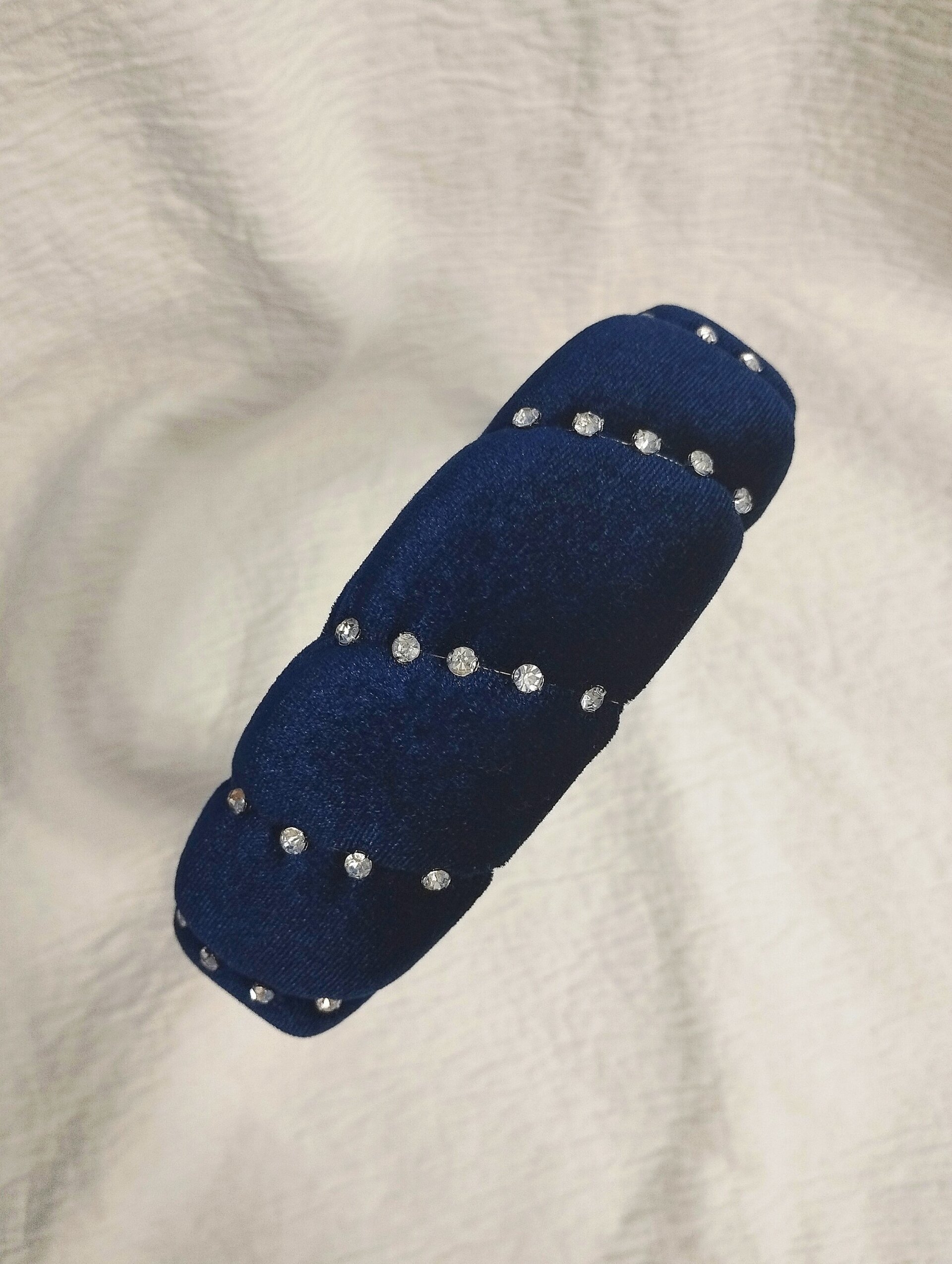 Diadema Velvet Bleu - 4