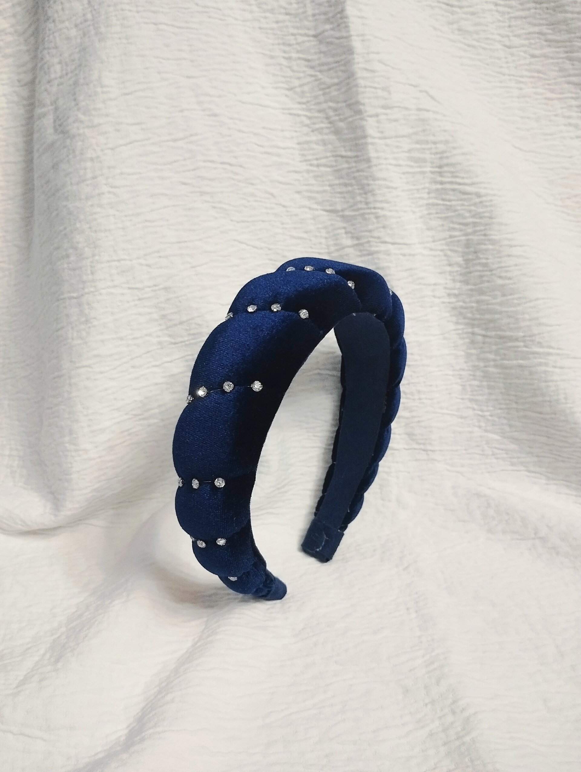 Diadema Velvet Bleu - 3